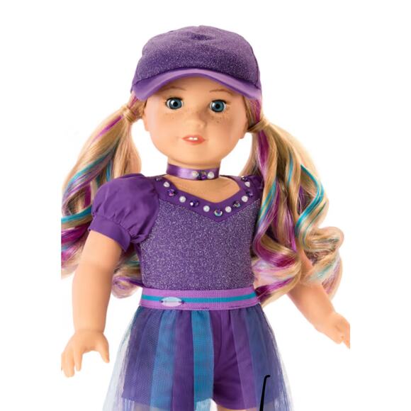 American Girl June BIRTHSTONE CHOKER Necklace Exquisite Alexandrite Accessory - Picture 6 of 8